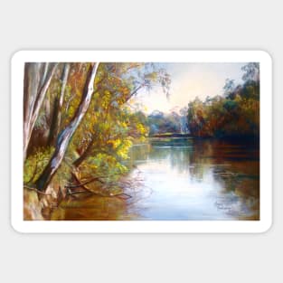 Wattle Time - Goulburn River Sticker